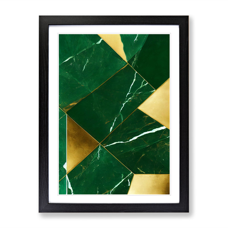 Sensational Abstract No.4 - Framed Print, Black, 34cm H x 25cm W x 2cm D
