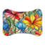 Stained Glass Florals - 1 Piece Bone Shape Feeding Mat