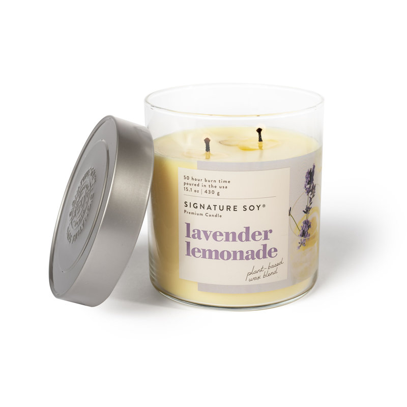 Bougie parfumée avec limonade Signature
