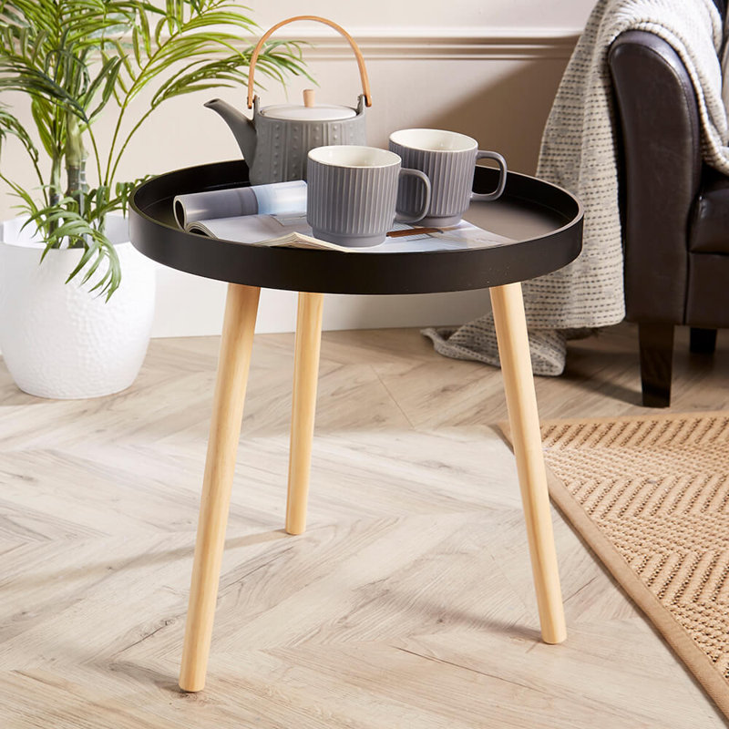 Davina Side Table, Black