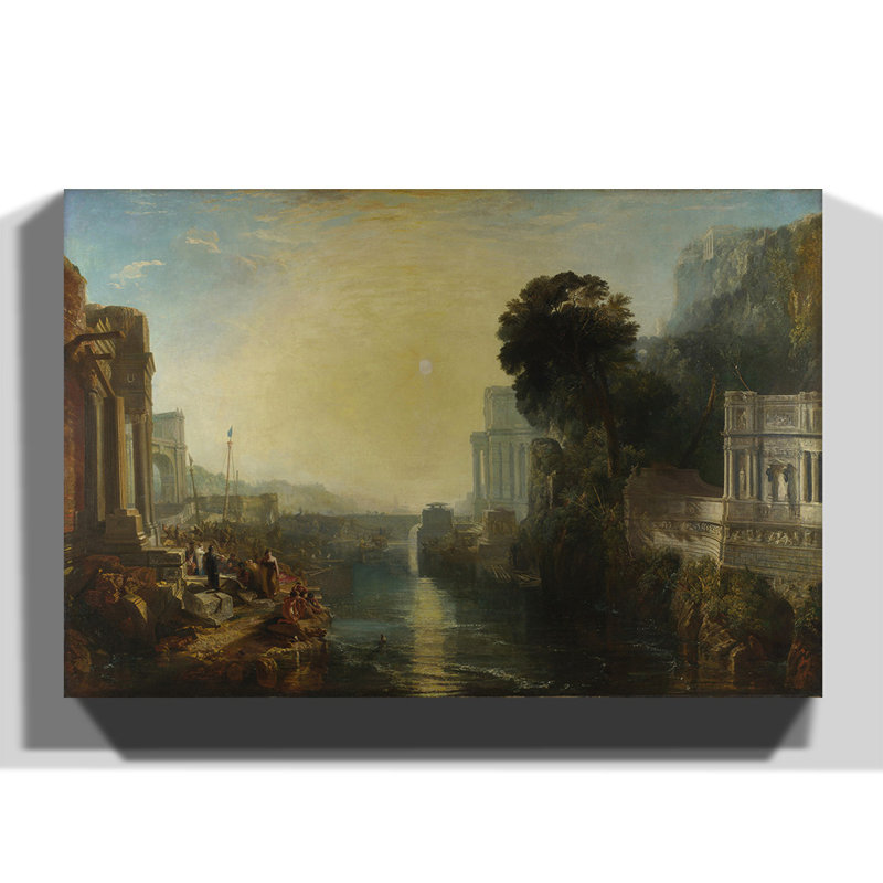 J.M.W. Turner - Wrapped Canvas Painting, 70cm H x 100cm W