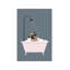Laughing Pug Enjoying Bubble Bath by Big Nose Work - Single Picture Frame Print on Canvas-535713514-507880536