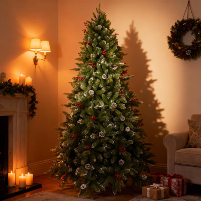 Lighted Artificial Christmas Tree