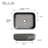 ELLAI Bathroom Vessel Sink Rectangle Bathroom Sink Ceramic Vanity Art Basin 19.7"x15.2"x5.4”-92279182