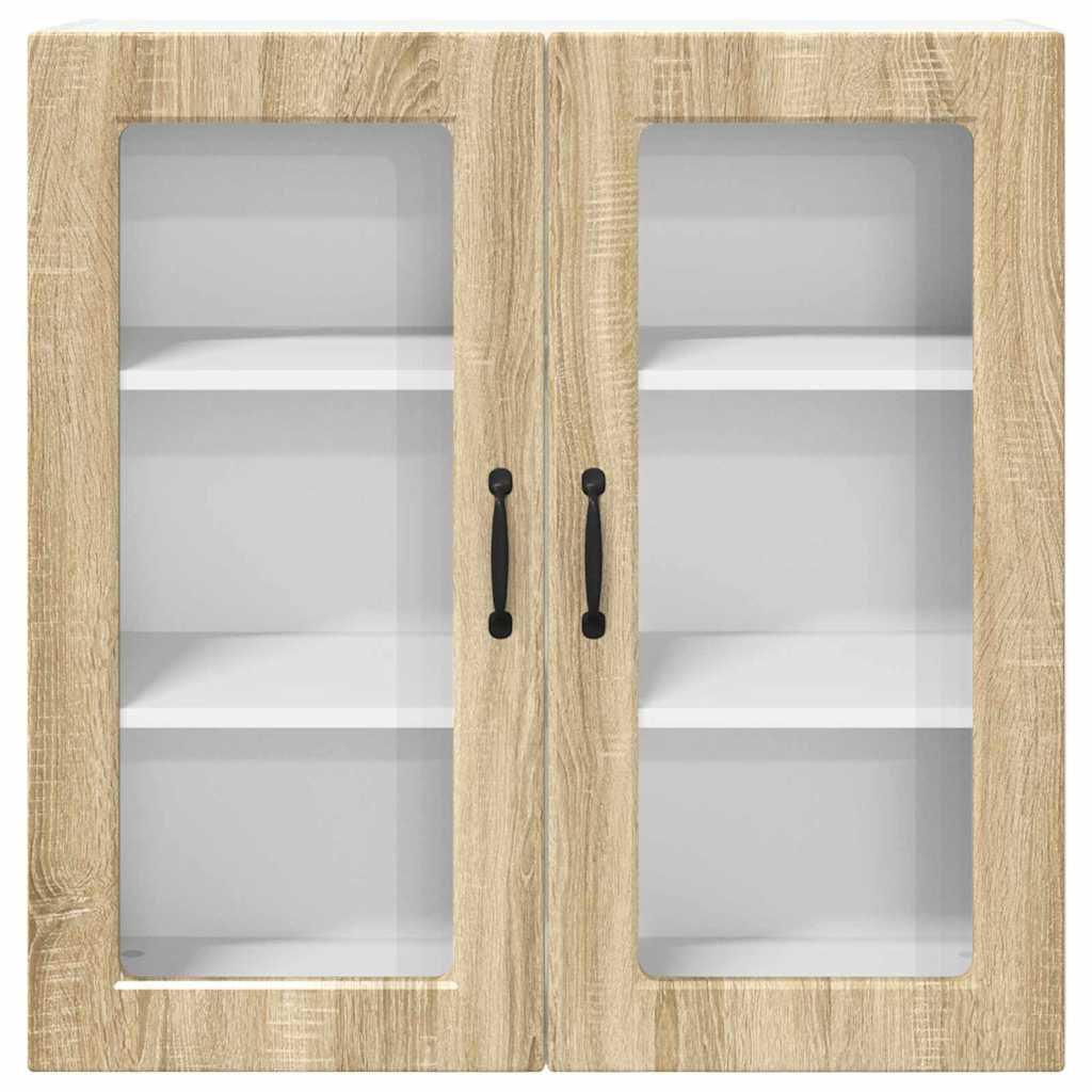 Vidaxl Kitchen Wall Cabinet Brown Oak 60 X 31 X 80 Cm Engineered Wood