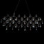 Lustre en cristal moderne, suspension en cristal