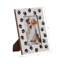 Resin Paw Prints Photo Frame, Black/White-89117158
