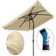 Parasol rectangulaire d'extérieur 10 pi x 6,5 pi avec cadre rouille décoloré 10 pi x 6,5 pi-1936959607