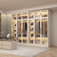Armoire 6 portes avec éclairage intégré Brienne-903301442