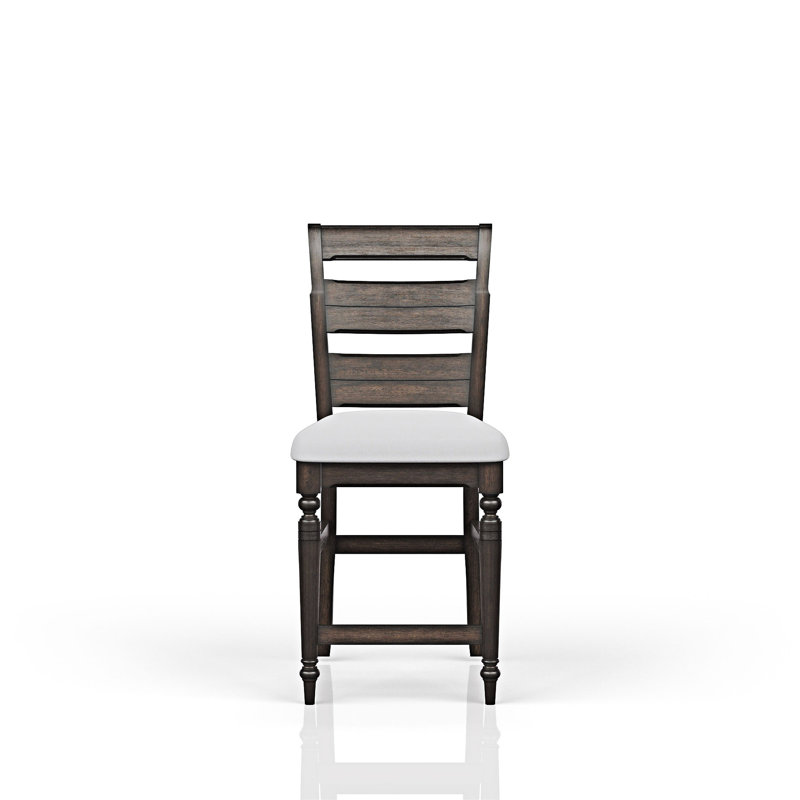 Tabouret de comptoir confortable et élégant avec un design en échelle, idéal pour les comptoirs de cuisine et les salles à manger