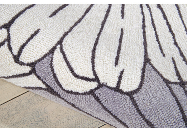 Tapis gris / ivoire Asiha