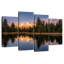 Crépuscule de Schwabacher Landing