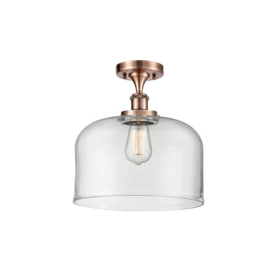Ballston Urban Bell - 1 Light Semi-Flush Mount