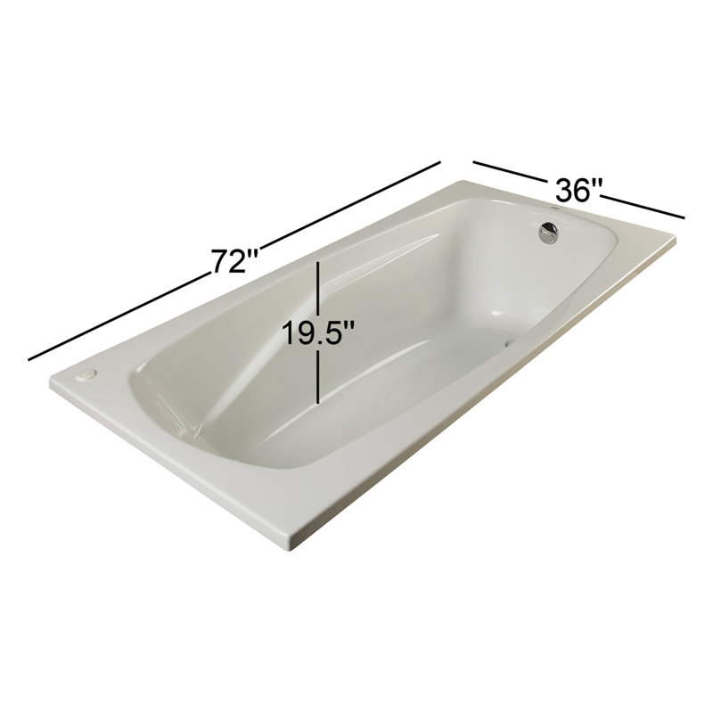 Baignoire de trempage 72 "x 36" Alexandria