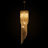 Spiral Crystal Chandelier Ceiling Mount Pendant Light E12 Lamp Holder 110V