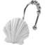 Ensemble de 12 crochets de rideau de douche décoratifs à motif de coquillages Ocean