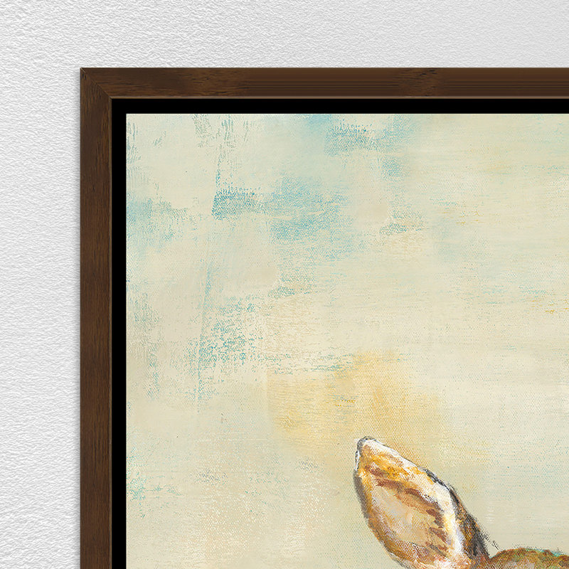 New Beginnings III Painting by Jack Richtman, Dark Brown Framed