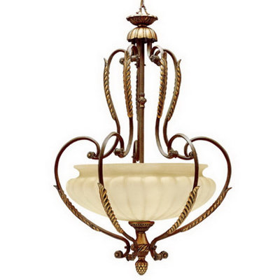 Luminaire suspendu bol à 5 lumières unique Williamsville