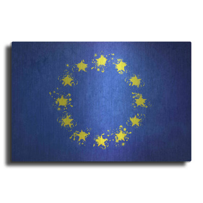Red Barrel Studio® 'European Union' Metal Wall Art