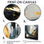 Impression sur toile Golden Golden Sunlight On Nuevo I - Abstract Modern Waves-336599451-336599431