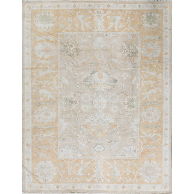 Smynra Oushak Wool Oriental Area Rug