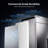 Coolski Commercial Refrigerator 3 Doors, 81 Inch Reach-in Refrigerator Fridge For Restaurants Bars Bakeries Stores Garages, 72 Cu.ft. Large Capacity Auto Defrost Fan Cooling, Etl Nsf Approved