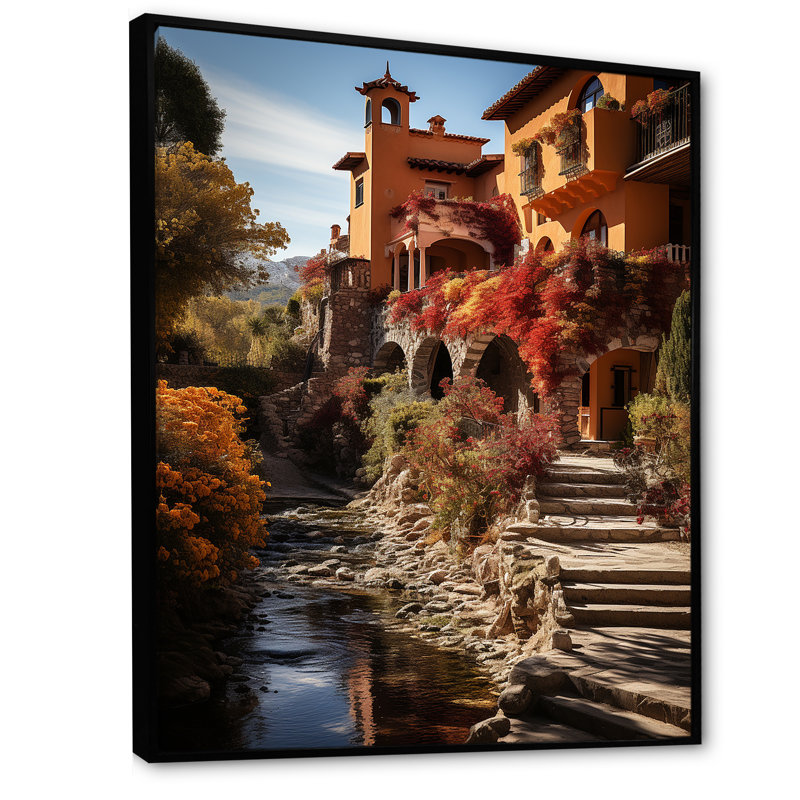 Fauvisme espagnol II sur impression sur toile, H 40 po x l 30 po x P 1,5 po, Cadre flottant noir
