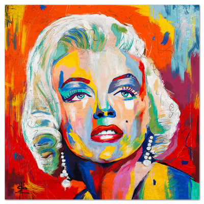 Marilyn 2 by Giallobus - No Frame Print on Plastic / Acrylic