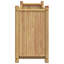 Jardinière en bambou Bayou Breeze 15,7 po x 15,7 po x 31,5 po-340165497