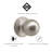 Ball Polished Brass Dummy Door Knob-7224952