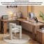 Bureau en bois massif en forme de L Modern Minimalist-1916428243