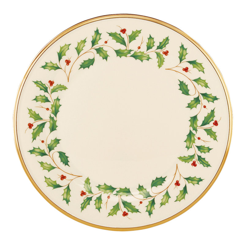 Holiday Dinnerware Dinner Plates, Set Of 4