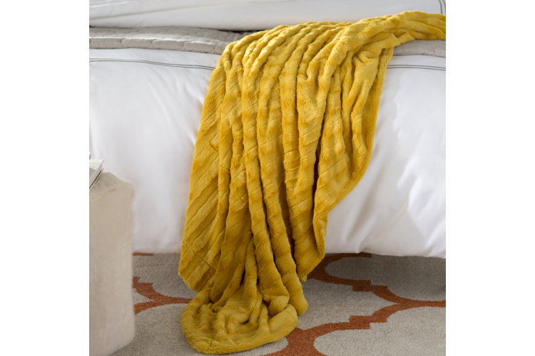 Eisley Double Sided Faux Fur Throw
