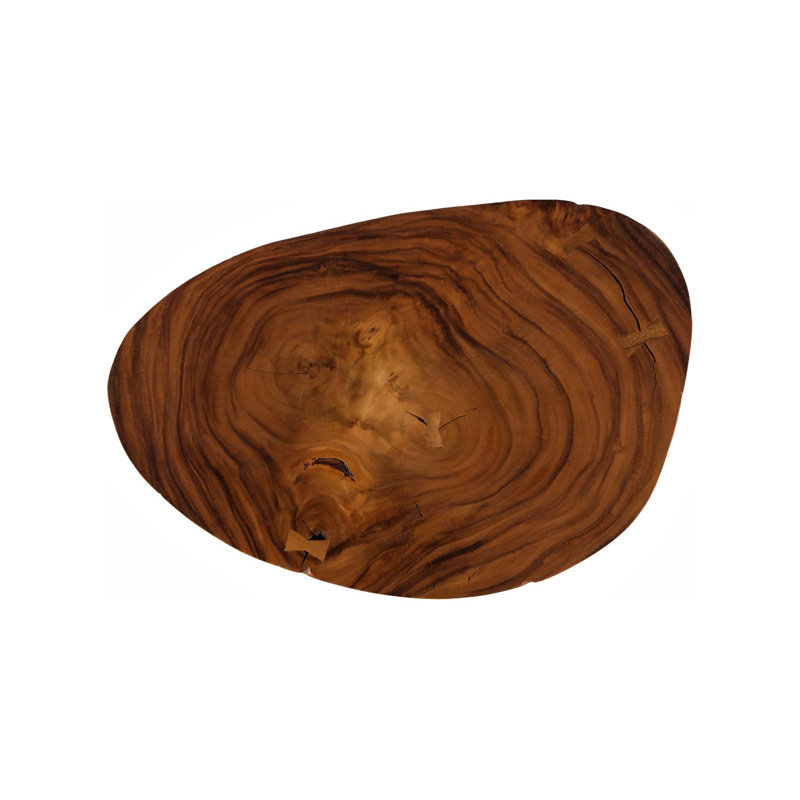 Lathe Coffee Table, Natural, Small, Natural