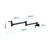 Wall Mount Folding Kitchen Pot Filler Faucet In Matte Black, 360 Rotation, Brass, Corrosion Coating, Double Handle Operation Foldable For Space Saving, Rotatable,-1249806863