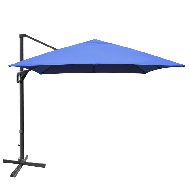 Parasol en porte-à-faux 120 po Abdullatif, Marine