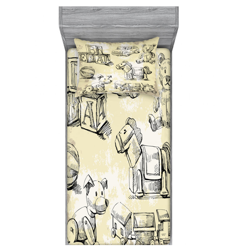 Microfiber Sheet Set, Twin XL Sheet Set with Fitted Sheet