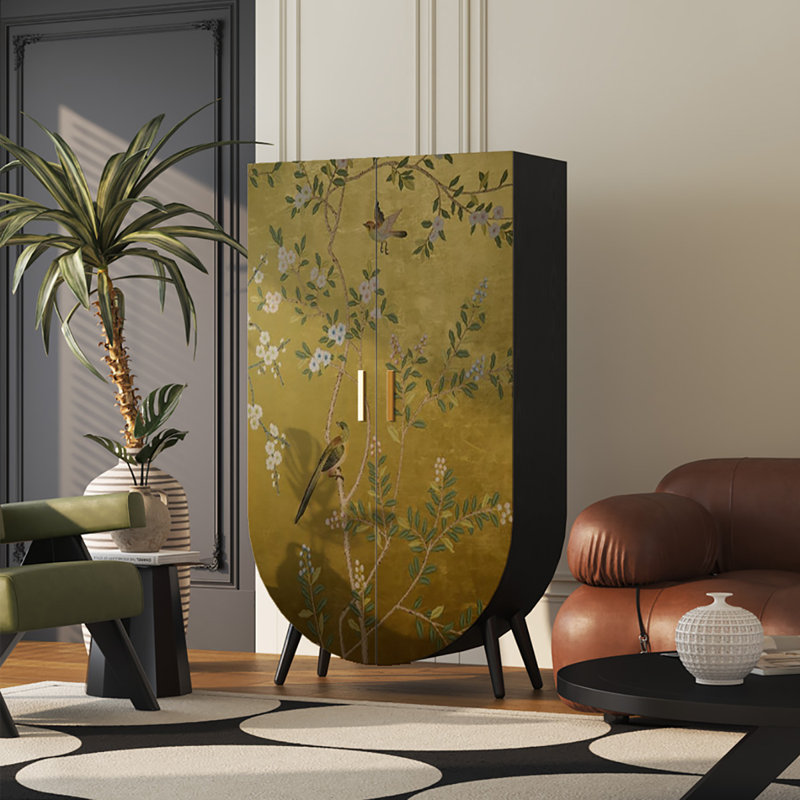 Armoire rétro style français avec rangement multifonction