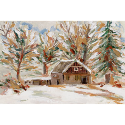 Tavaughn Alpine Cabin II by Melissa Wang - Wrapped Canvas Print
