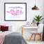 Cadre flottant «Think Pink Float Free», conception par Ziwei Li-372816560-372816561