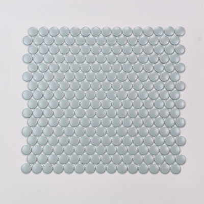 Marin 3/4" x 3/4" Penny Round Matte Porcelain Mosaic Tile