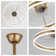 Konor 24'' Ceiling Fan with LED Lights  Dimmable LED Light with 3 Colour tone, 6 Speed Quiet DC motor, App and Remote Control