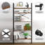 Berthold 182cm H x 80cm W Iron Etagere Bookcase