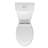 American Standard H2Option Two-Piece Toilet with Toilet Seat & Wax Ring, Stand Ht Dual Flush, White