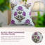 Coussin décoratif à motif de blocs de coton fabriqué à la main Fab divine - Badacha-101751361-101751367