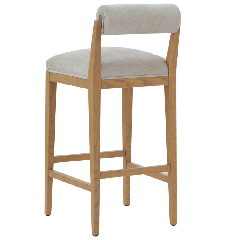 Oaklie Rolled Back Barstool, Bar Stool (30" Seat High)