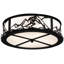 Rustic Lodge 4 - Light Flush Mount