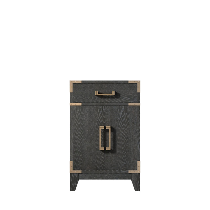 Meuble-lavabo simple en chêne noir 20 po X P 18 po D