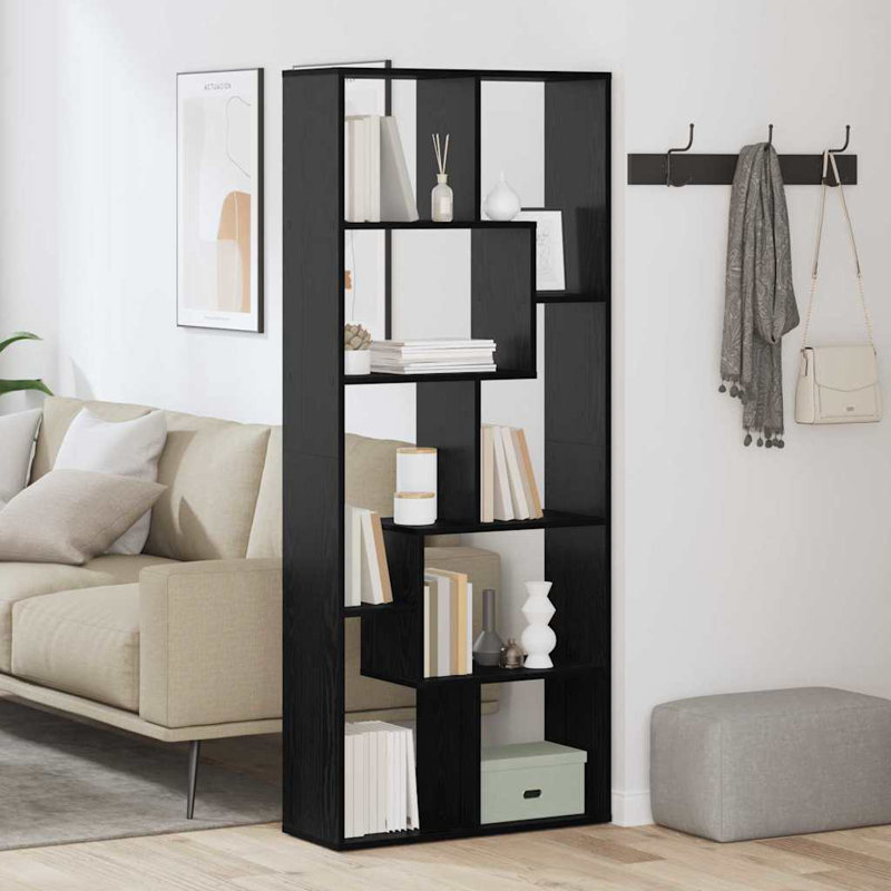 Geometric Bookcase, (5 Shelves) 161.5cm H x 67cm W x 25cm D