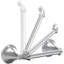 Porte-papier hygiénique à fixation murale avec bras pivotant, accessoire et quincaillerie de salle de bain Linden™-6898304